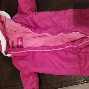 Pink Platinum Fuchsia Puffer Jacket for Kids